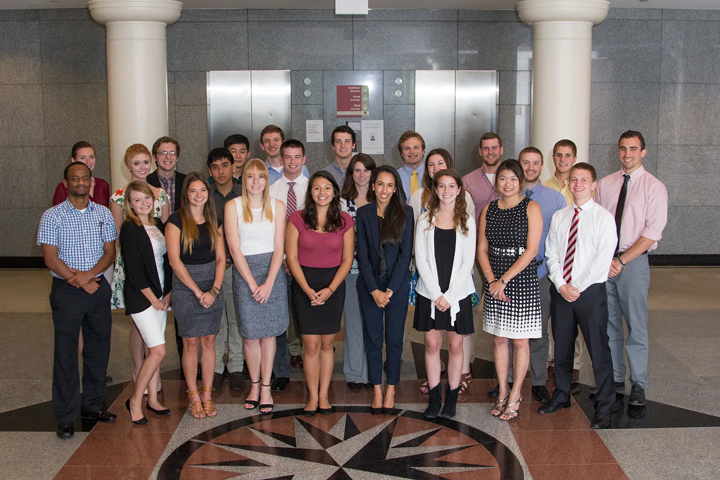 Our Fairfax office interns in the summer of 2015.