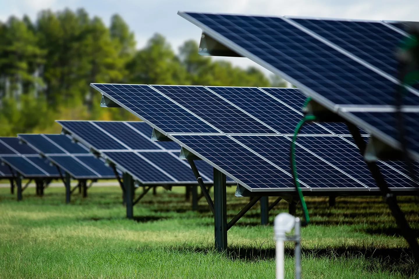 Community Solar Energy Project Panels