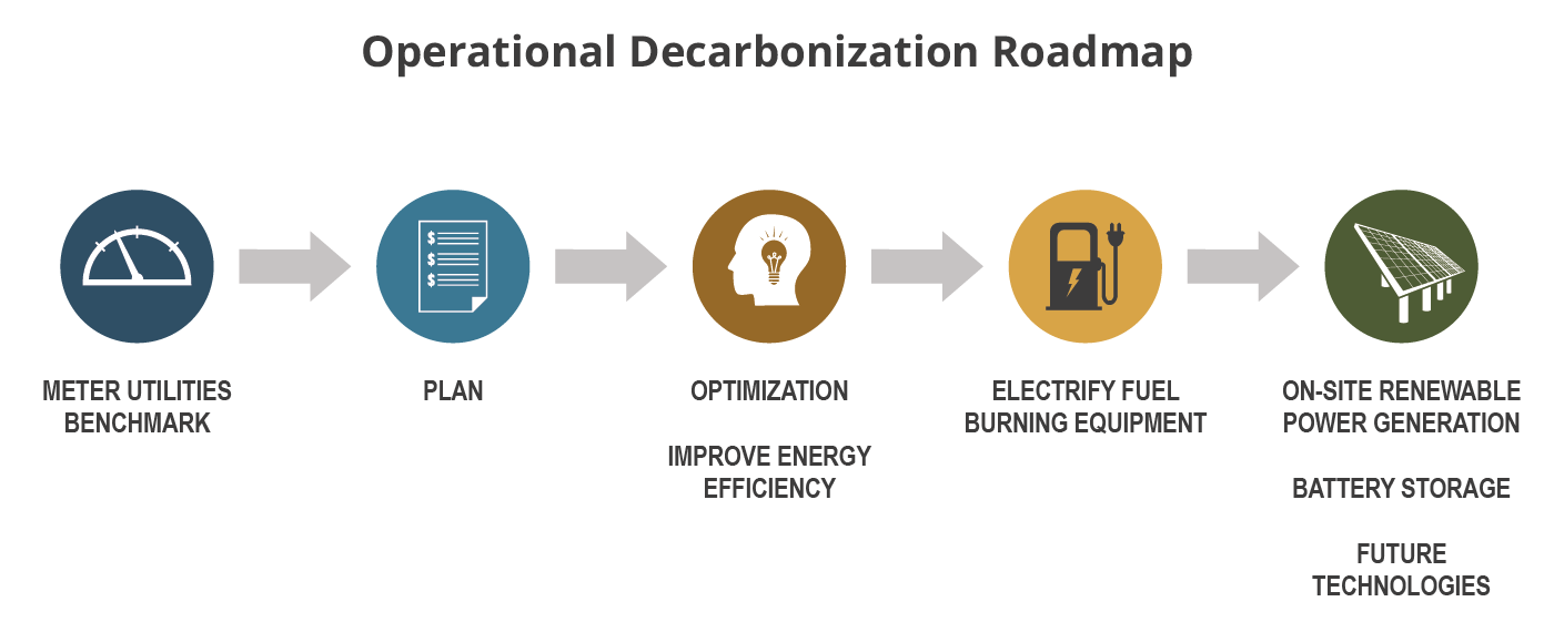 Decarbonization Roadmap Infographic