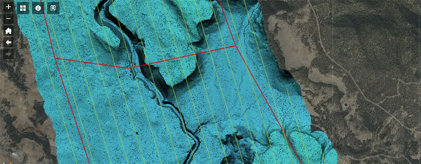 DimensionalView® is our GIS platform used to deliver projects by hosting spatial data and applications. Applications can contain detailed maps with layers from multiple sources, alongside charts, statistics, related media, and custom reports.