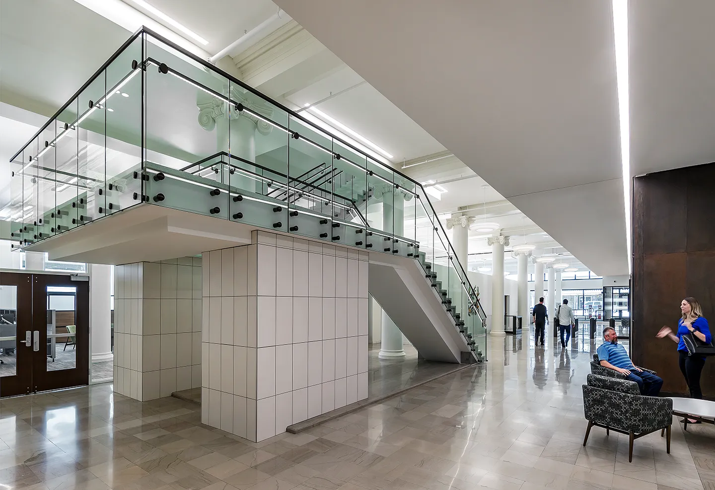 Example of tolerance for error: The OSF Ministry Headquarters Historic Renovation and Parking Structure in Peoria, Illinois.