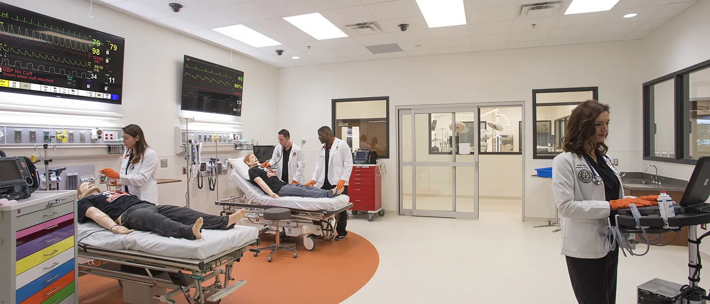 Simulated clinic and operating rooms can be used to provide real-life acute care in the event that a natural disaster overwhelms the capacity of nearby hospitals.