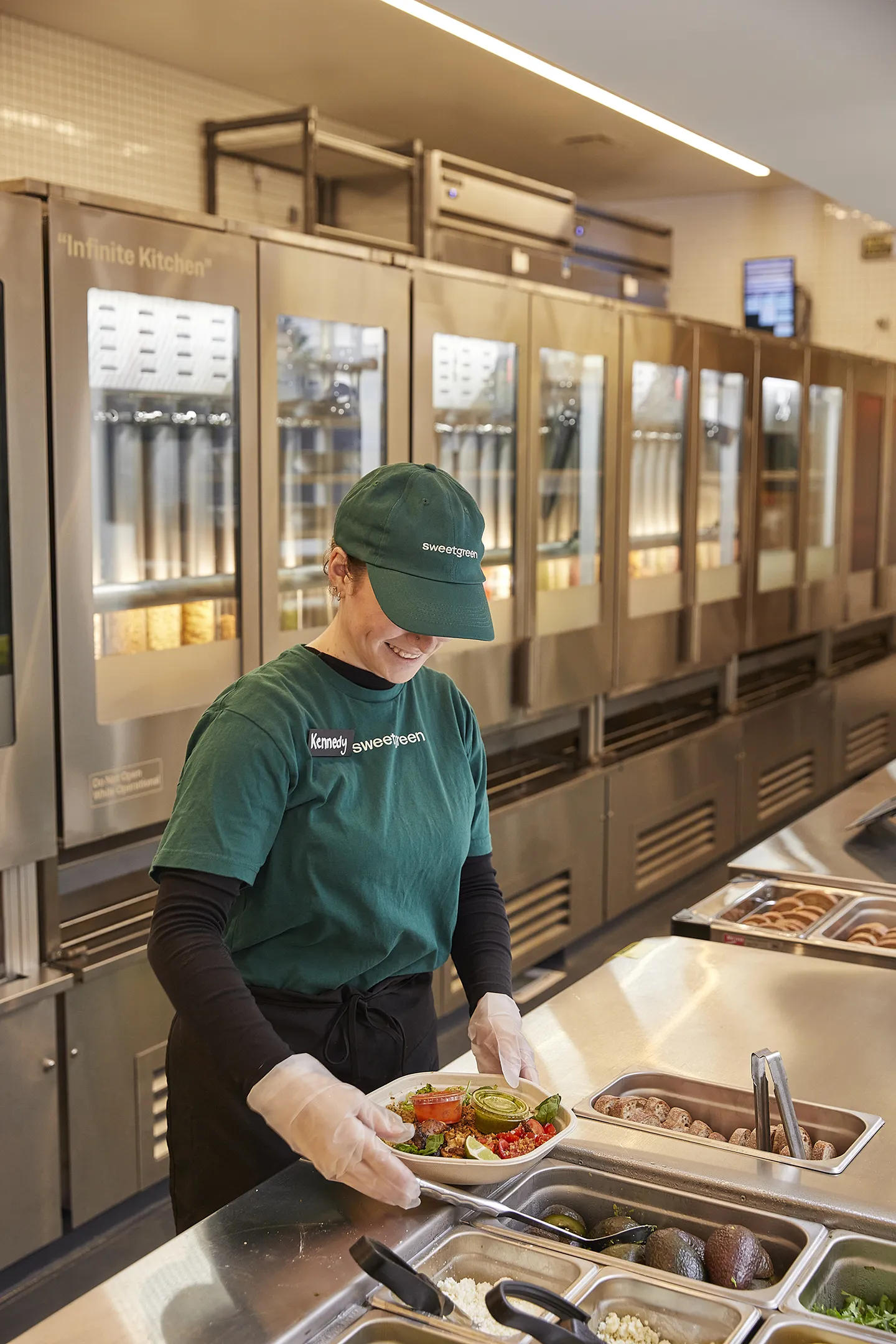 Each location is still staffed by sweetgreen employees, allowing for human interaction and additional assistance with orders.