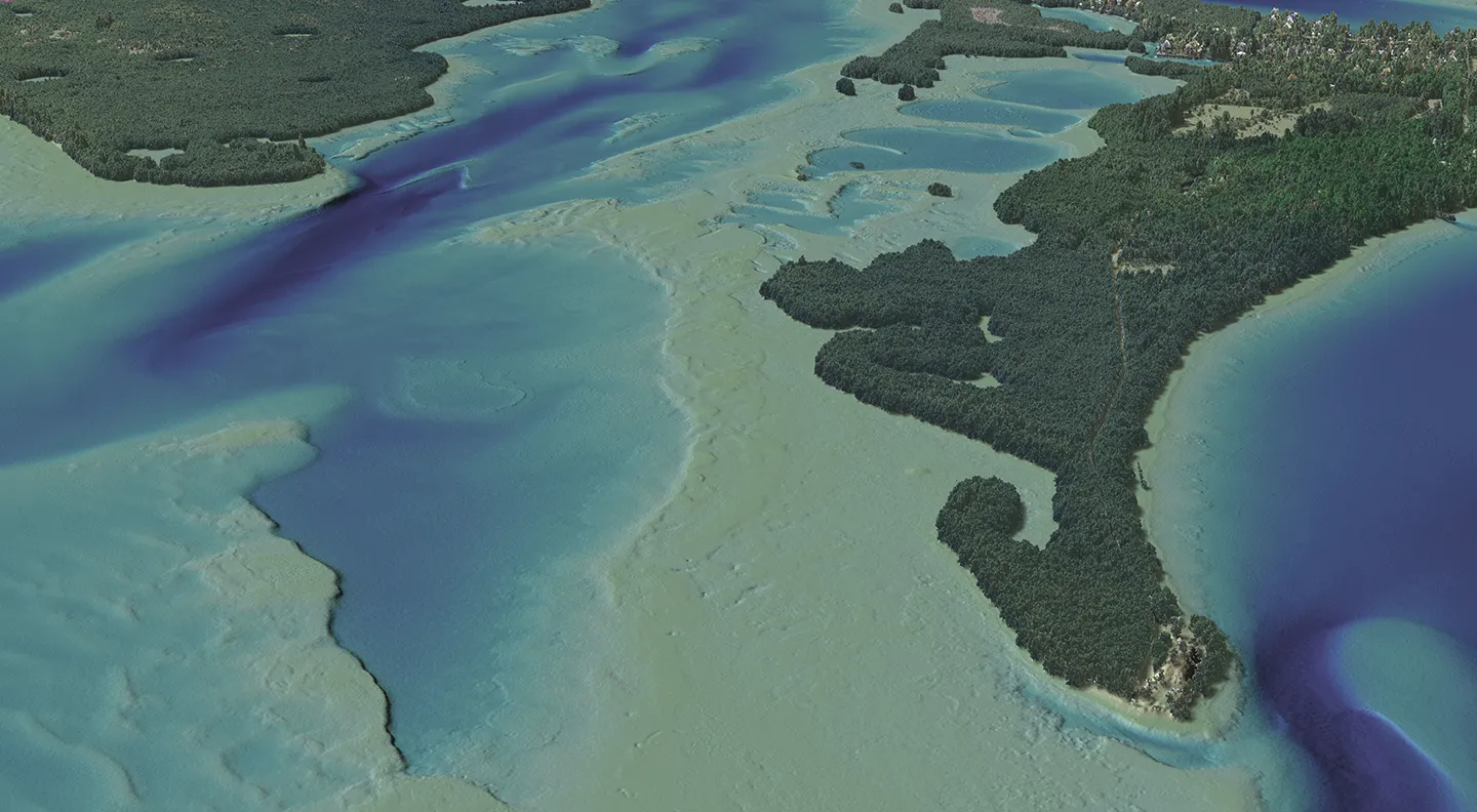 Our Geospatial and Survey services groups collaborated to create topographic maps of the state of Florida. 