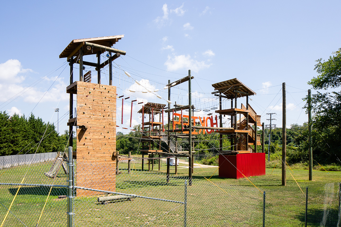 Dewberry provided design and construction administration services for a new challenge course located on Virginia Tech’s campus for intramural and recreational sports.
