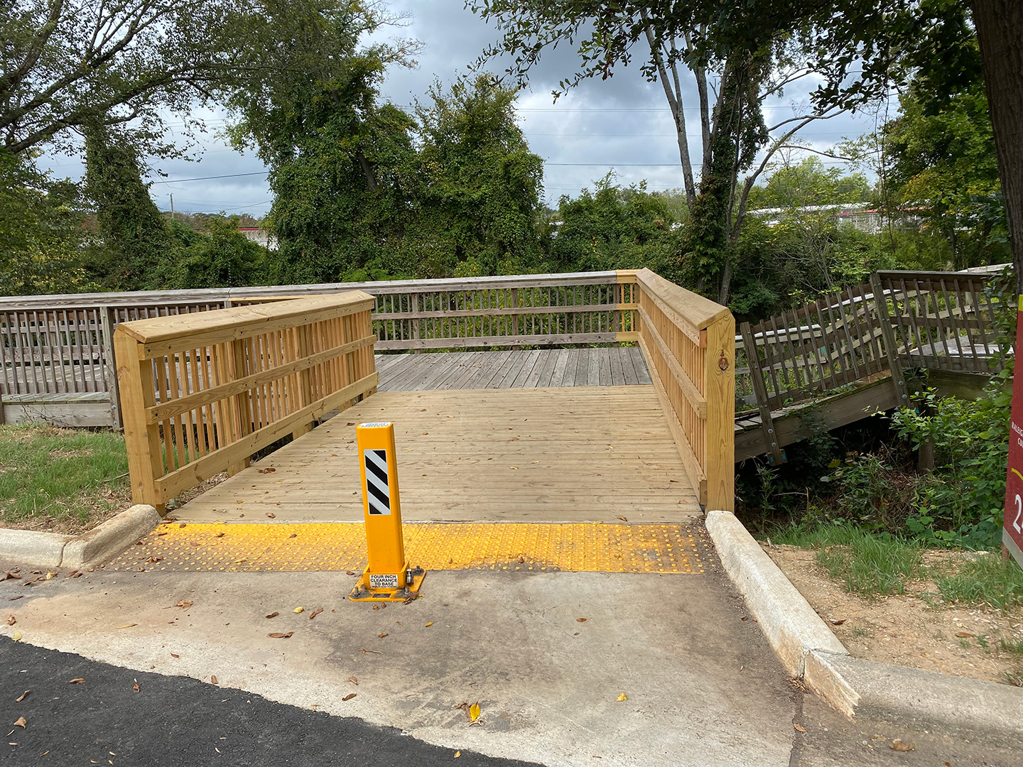 As part of a 2016 on-call contract, Dewberry provided options for the  re-alignment of a section of Crabtree Creek Trail that had several failures associated with various storm events.  Photos courtesy of Dewberry.