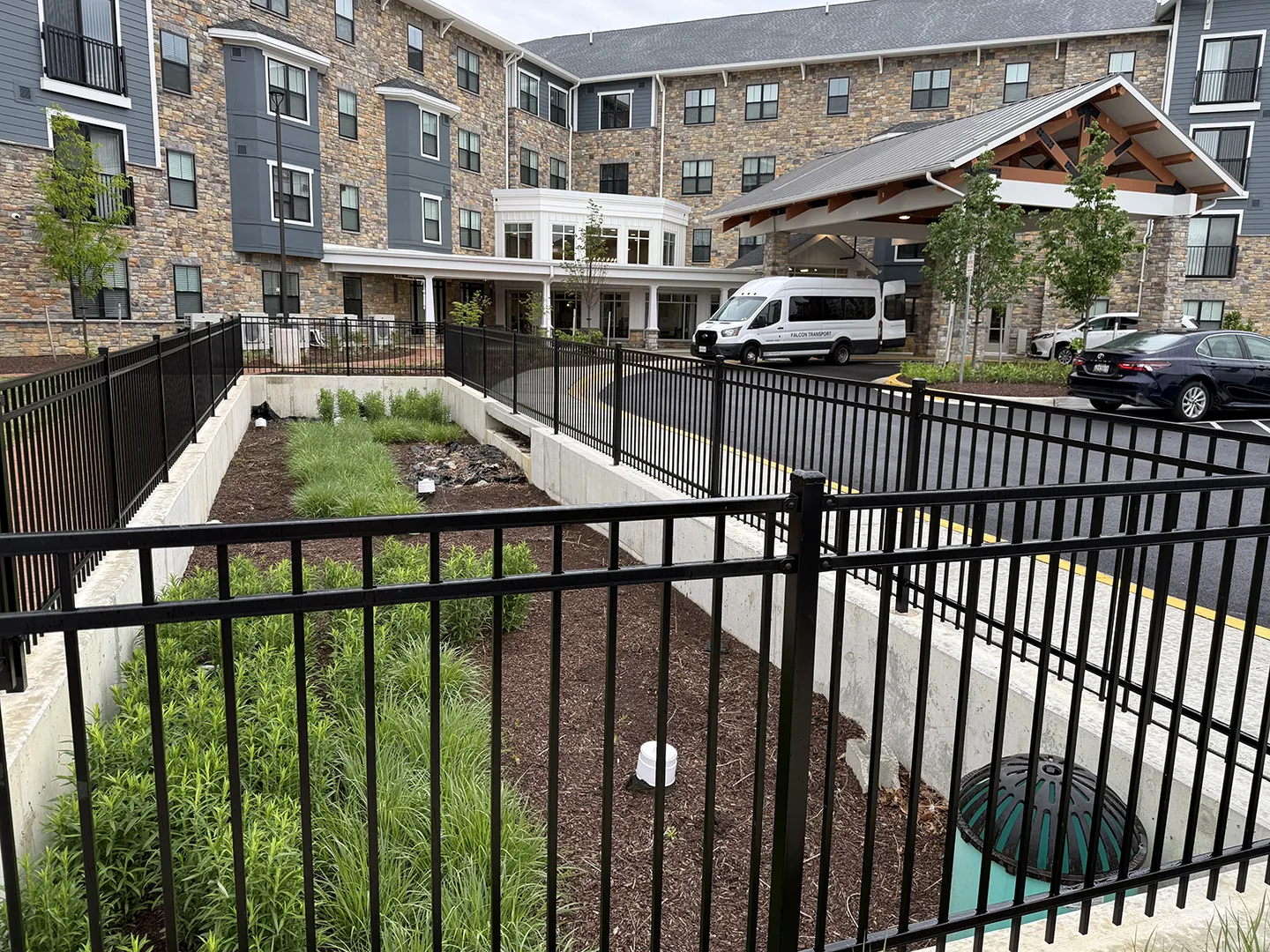 Dewberry provided land planning, landscape architecture, site/civil engineering, and surveying services for the development.