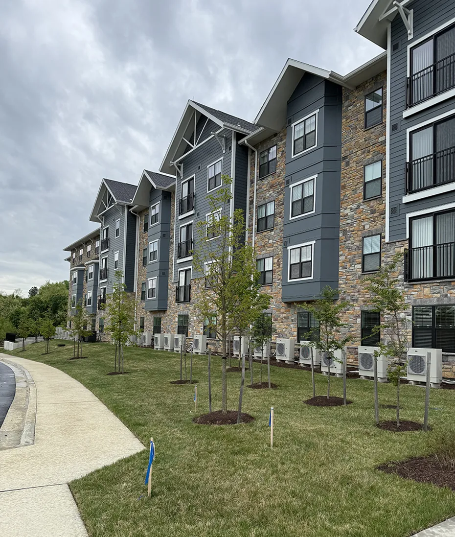 New senior living facility brings 150 apartments to Traditions at Beechfield neighborhood.