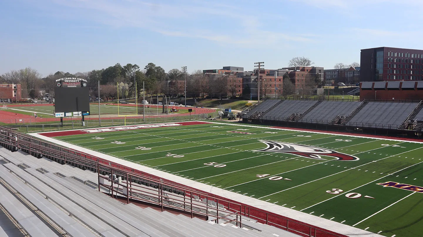 O’Kelly-Riddick Stadium can hold up to 10,000 people and first opened in 1975.