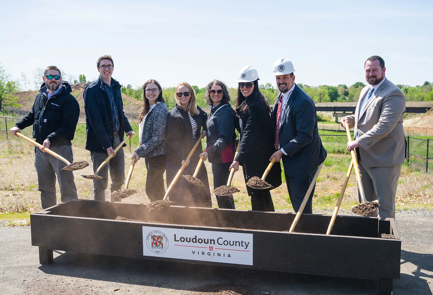 Route 7/690 Interchange groundbreaking ceremony.