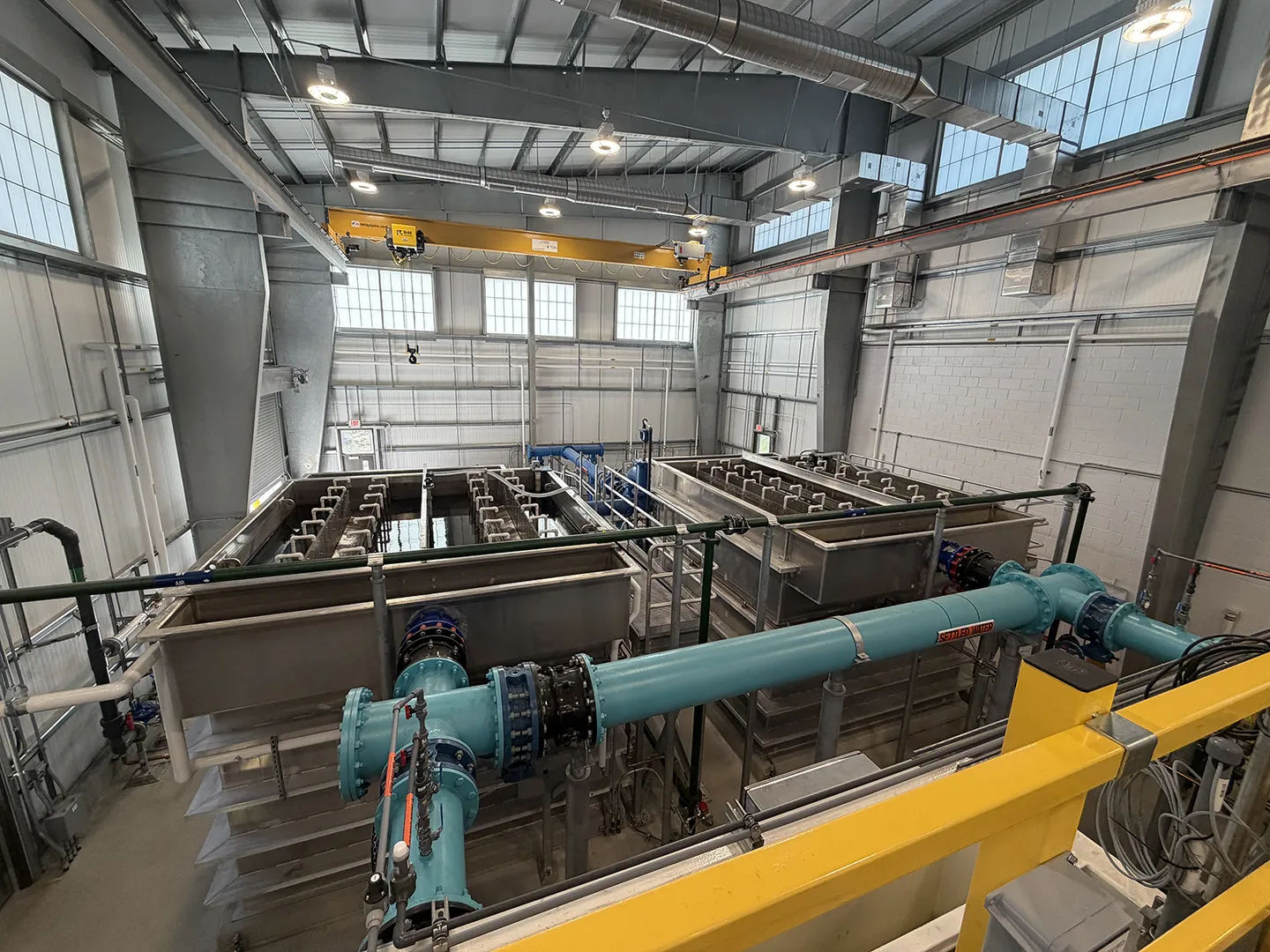 The WTP was designed to meet the town’s budget while providing a resilient facility incorporating operational requirements and meeting current and future needs of the growing population.