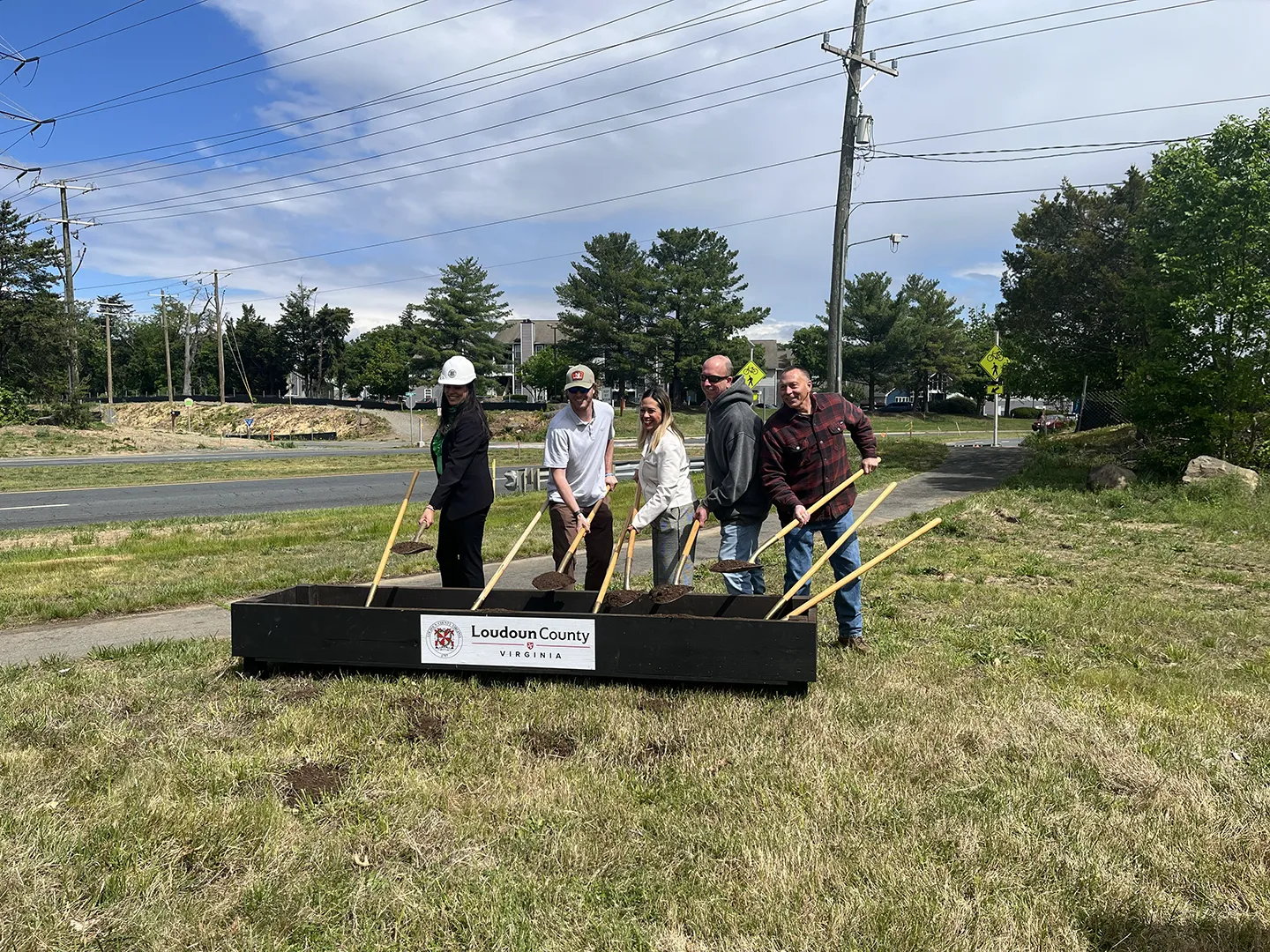 W&OD Trail Over Sterling Boulevard groundbreaking ceremony.