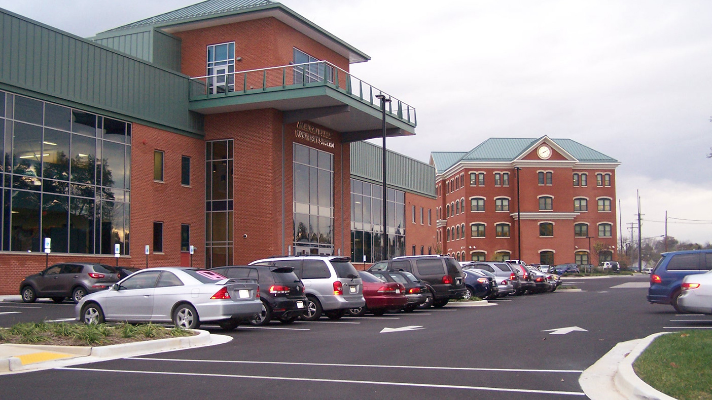 Located on an old rail yard, the finance center was also a former EPA designated brownfield site. The two facilities have revitalized a once abandoned area into an environmentally friendly one, giving Ranson and Charles Town a much needed face lift.