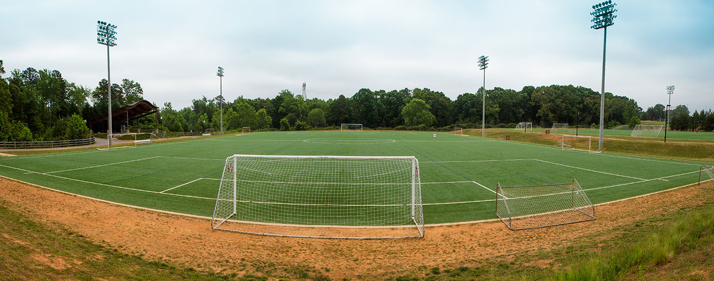 We designed the turf fields, grading, erosion/sediment control, and stormwater management system; surveyed the area; and oversaw construction administration.