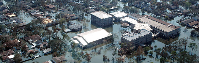 aerial view NOLA