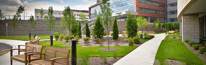 hospital courtyard