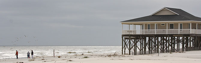 raised-house raised house on coast