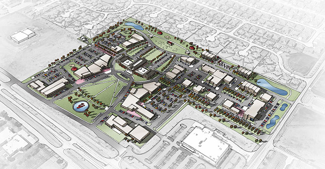 Yukon Town Center masterplan