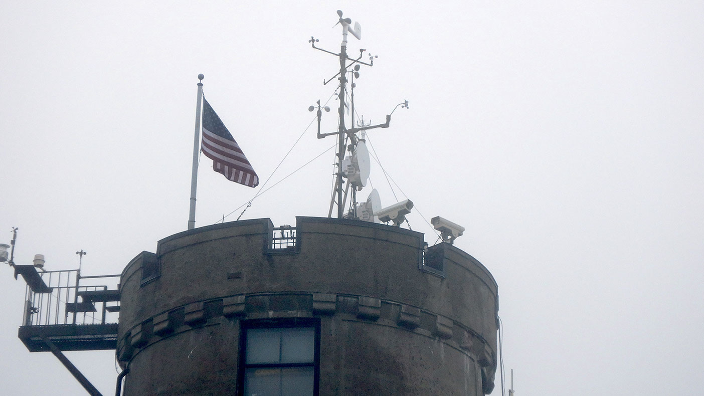 We designed and built a self-supporting tower to continue data collection while the observatory was undergoing renovations.