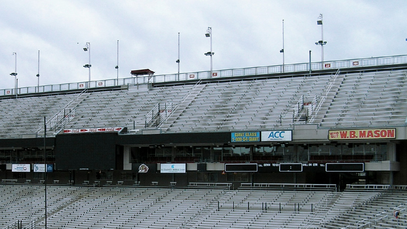 The initial buildout focused on Alumni Stadium, Conte Forum, and the surrounding buildings, and included 300+ antennas and an intermediate and main hub, head end location.