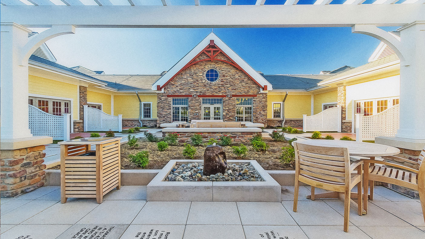 View of the terrace with outdoor seating.