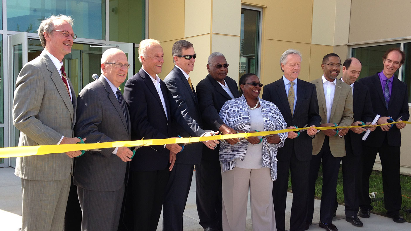 A multi-campus research center within the statewide University of North Carolina system, the building officially opened with a ceremony in 2015.