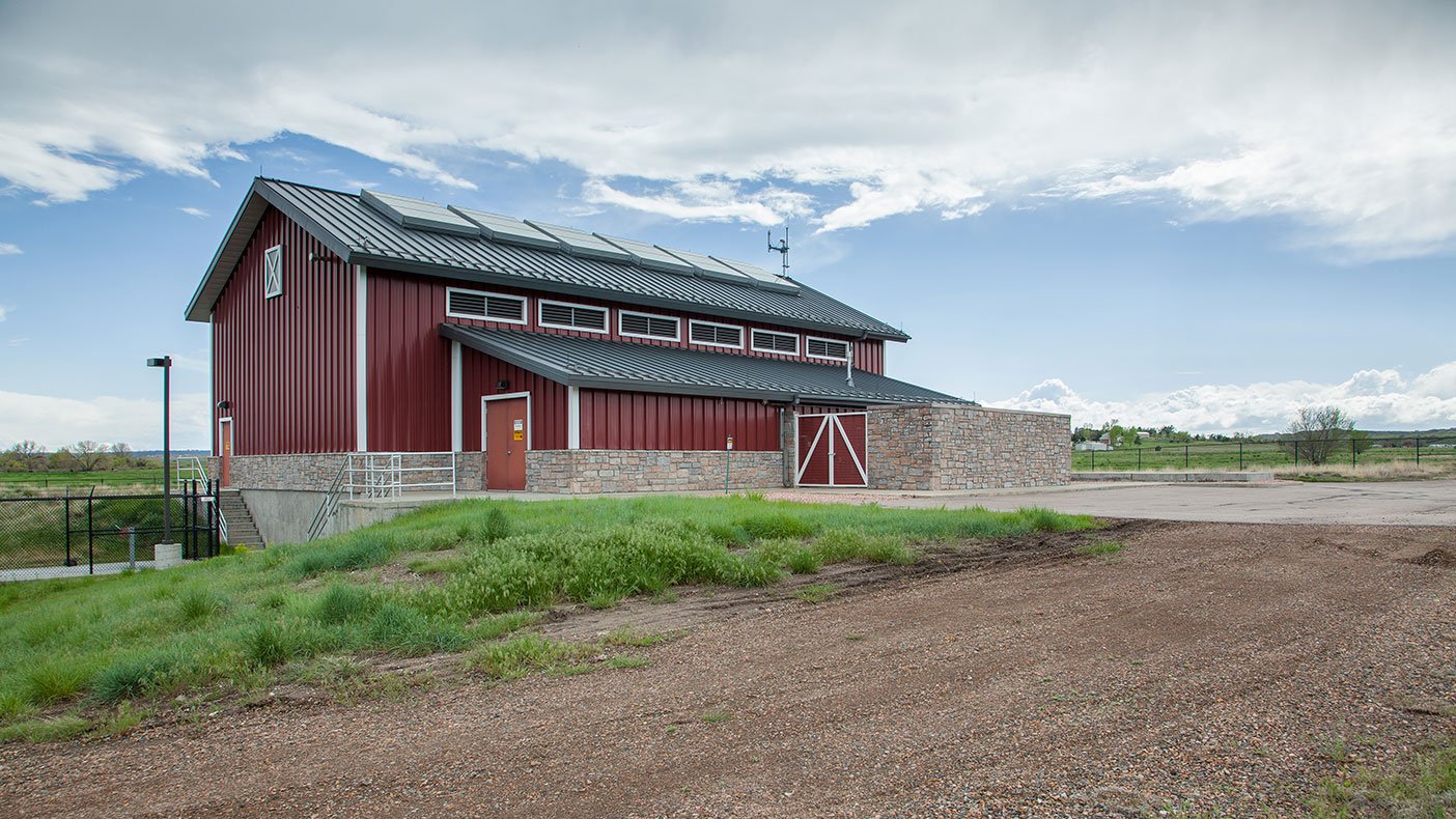 The Cherry Creek Diversion Pump Station transports the primary source of raw water for the Parker Water and Sanitation District's renewable surface water treatment system to the 75,000-acre-foot Rueter-Hess Reservoir.