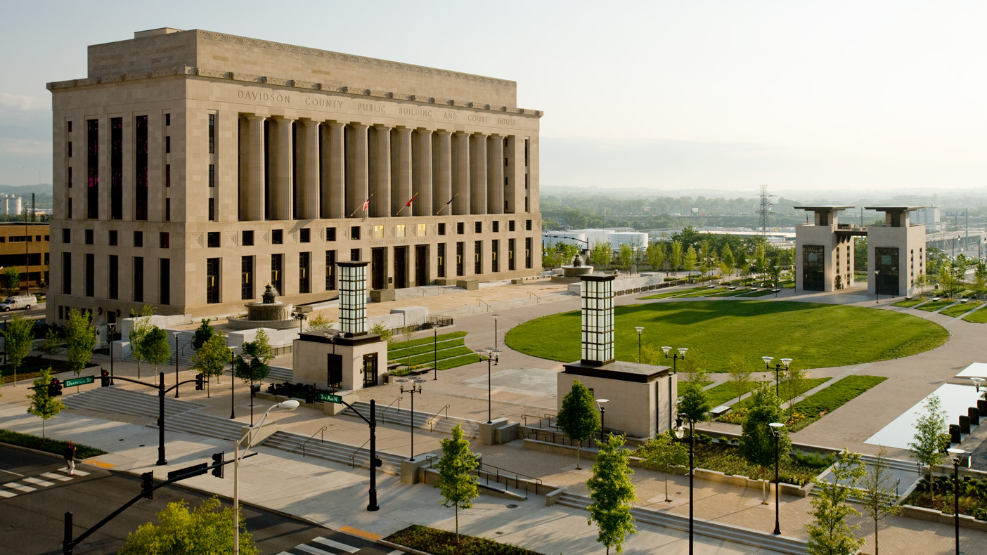 &quot;Not only is this project a careful restoration and contemporary modernization of a historic 1937 courthouse, but it creates a major new public plaza... a dramatic new setting.&quot; -Justice Facilities Review Jury