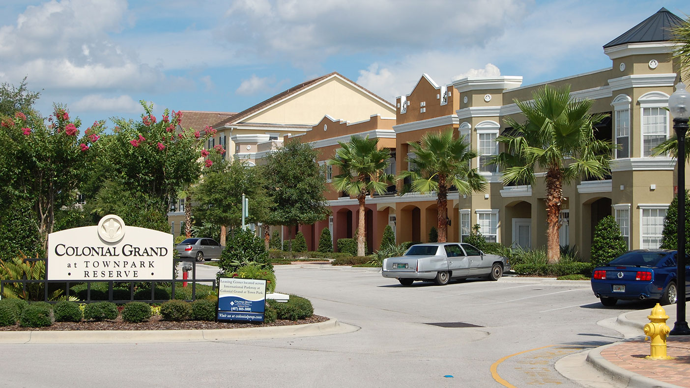 We permitted five office buildings, the Town Center, the Colonial Grand at Town Park Reserve apartments, and the Colonial Grand at Town Park apartments.