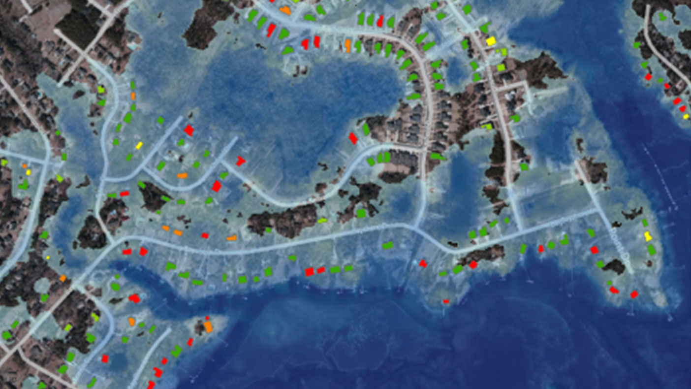 We pioneered a GIS-based sea level rise risk assessment methodology for Anne Arundel County.