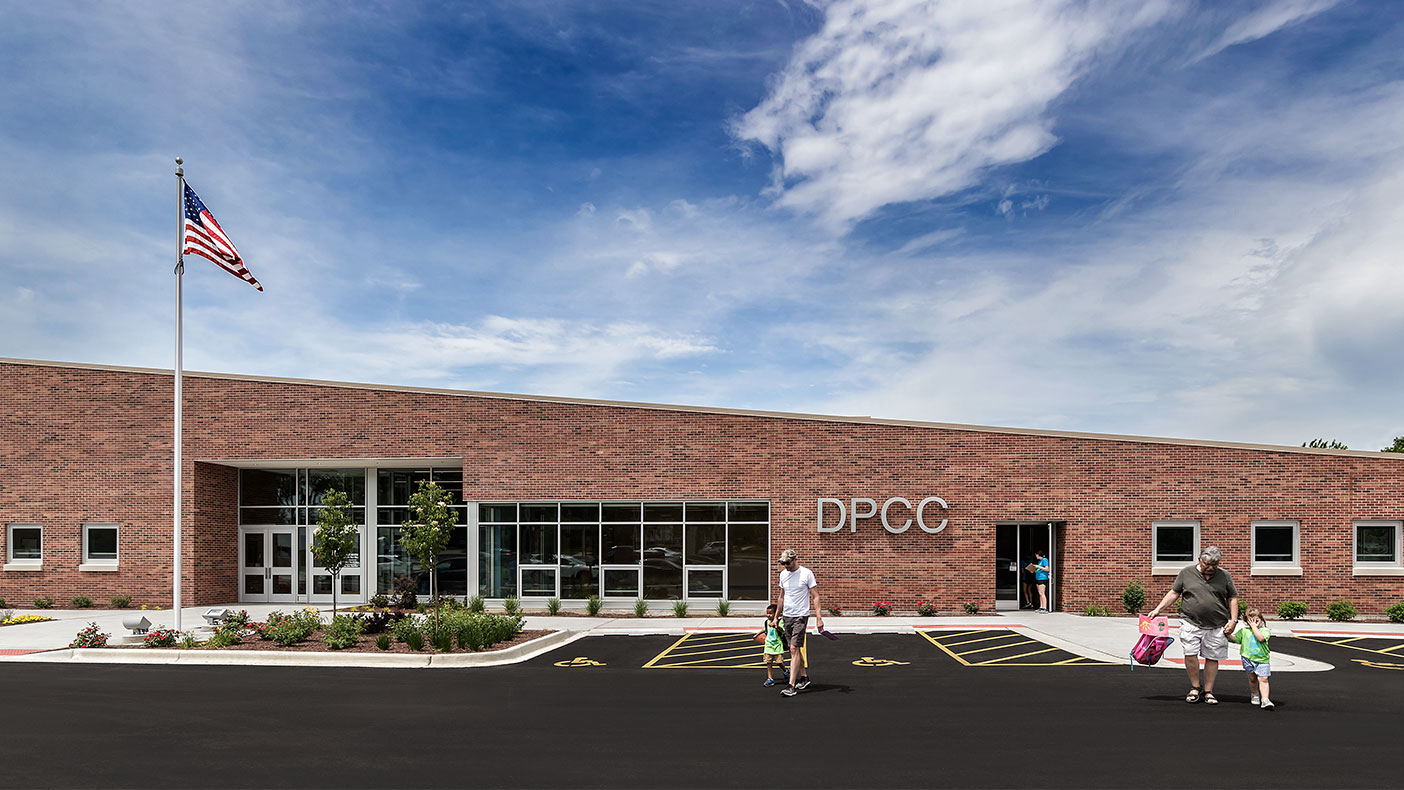 The new 21,000-square-foot facility sits within the popular, 200-acre Dellwood Park.  