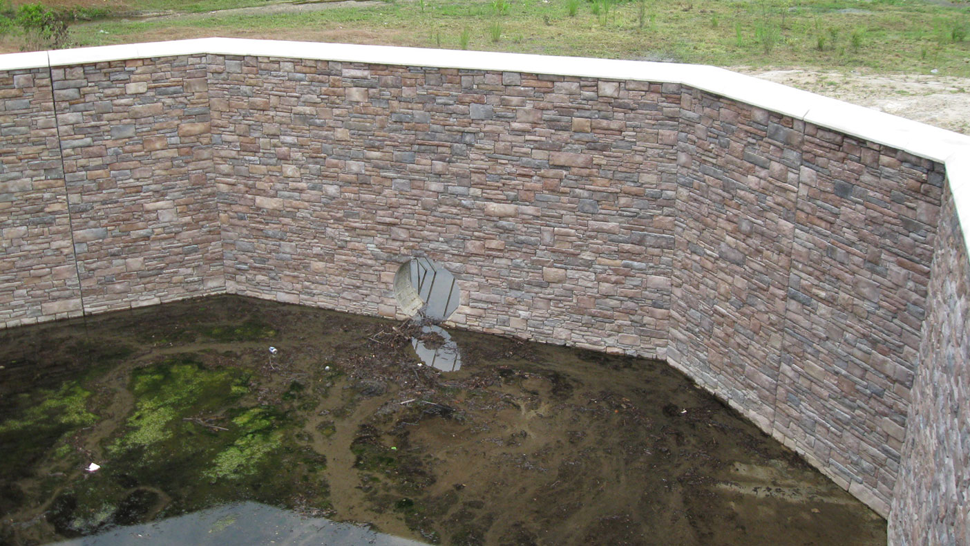 The detention pond saved the community nearly $1.5 million just months after it was completed.