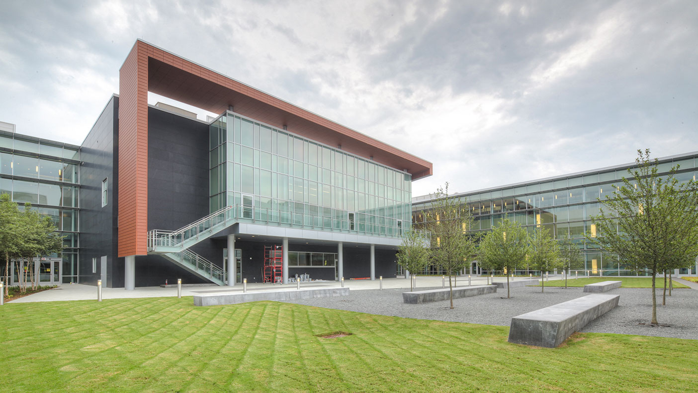 The four sides of the building surround a central courtyard area.