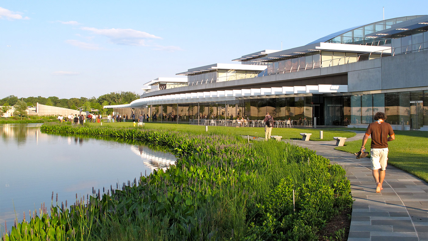 Additional design features include full site hardscape and aquascape plantings around the two ponds. These serve as key site amenities, and are necessary to water quality. 