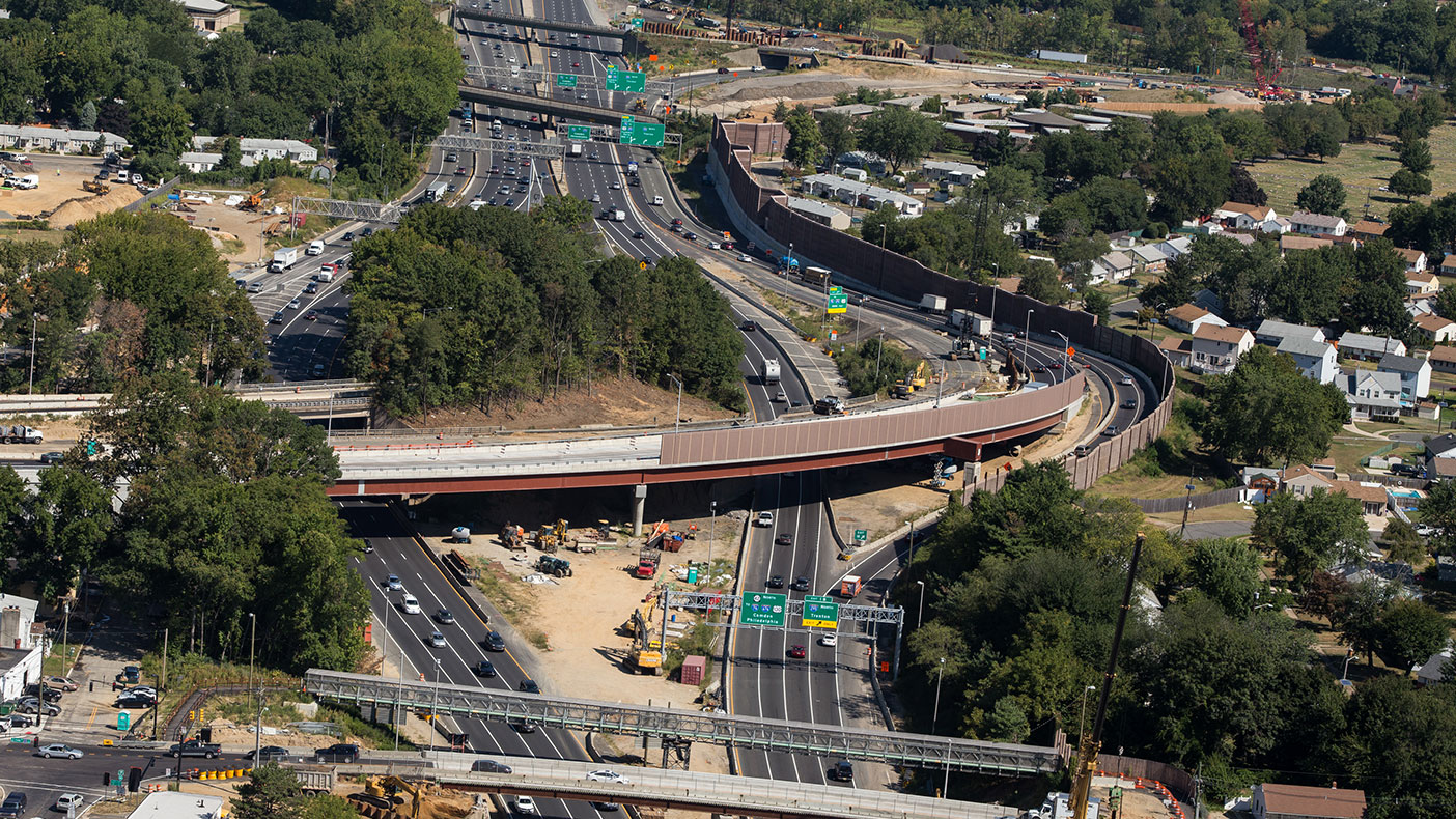 One of the most congested interchanges in the region, the I-295/I-76/Rt. 42 interchange does not currently connect directly with I-295 for through traffic.