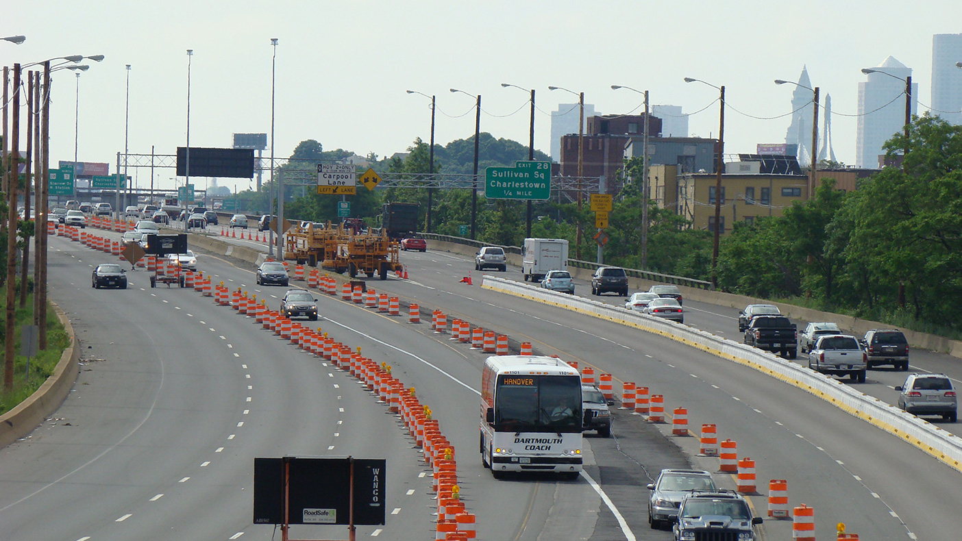 Each structure was completed in time to open all lanes of traffic for Monday morning rush hour.