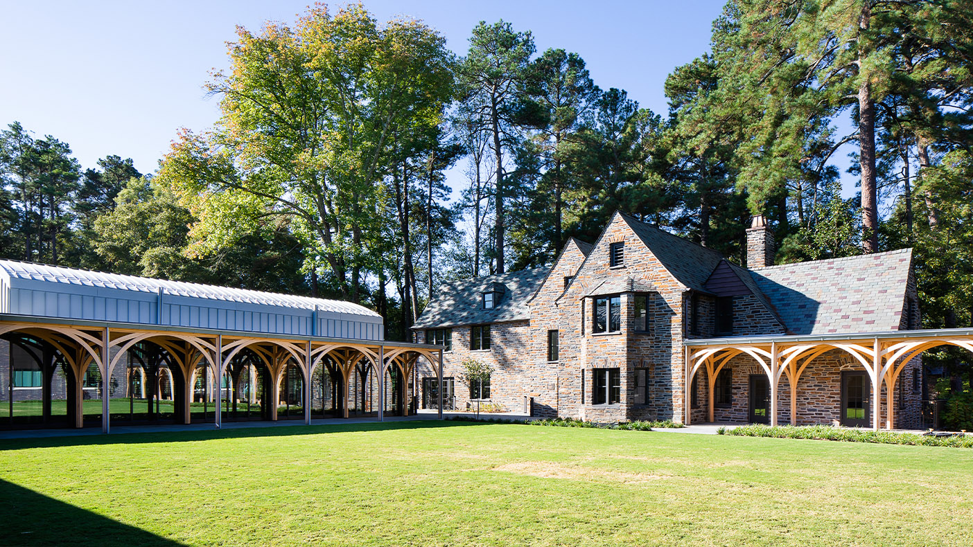 The Karsh Alumni and Visitors Center opened in September 2019 after nearly two years of construction.