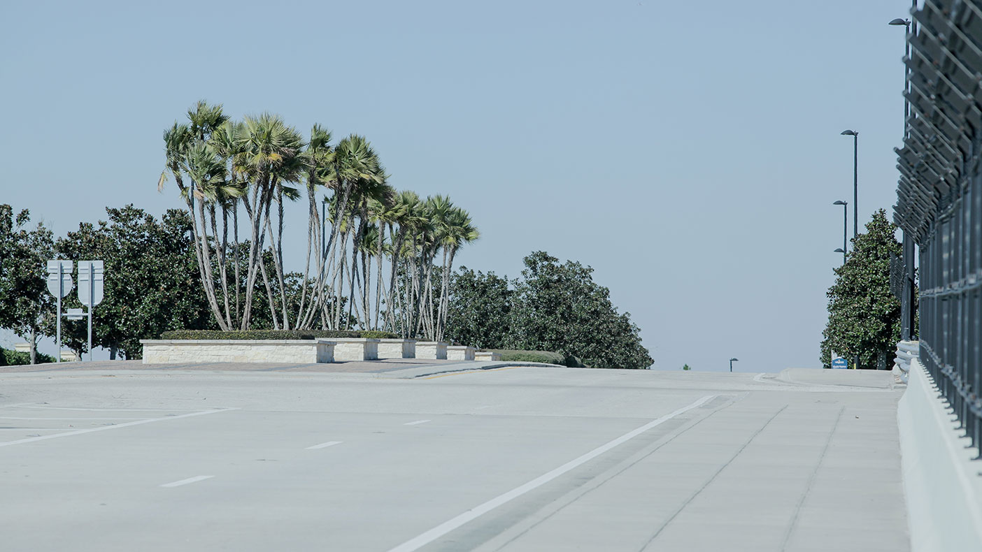 Extensive landscaping and hardscaping was completed to enhance the overall aesthetics of the interchange. 