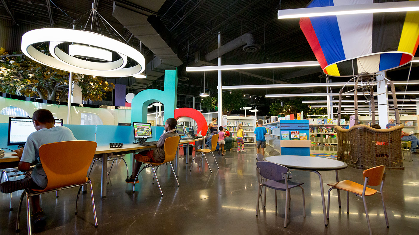 We delivered a design that offered a flexible, engaging space for patrons of all ages to learn, grow, and have fun.