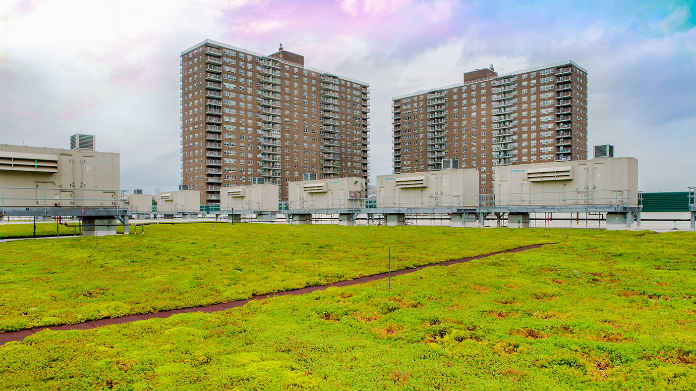 The Mother Clara Hale Bus Depot is the first LEED certified bus depot in the country.