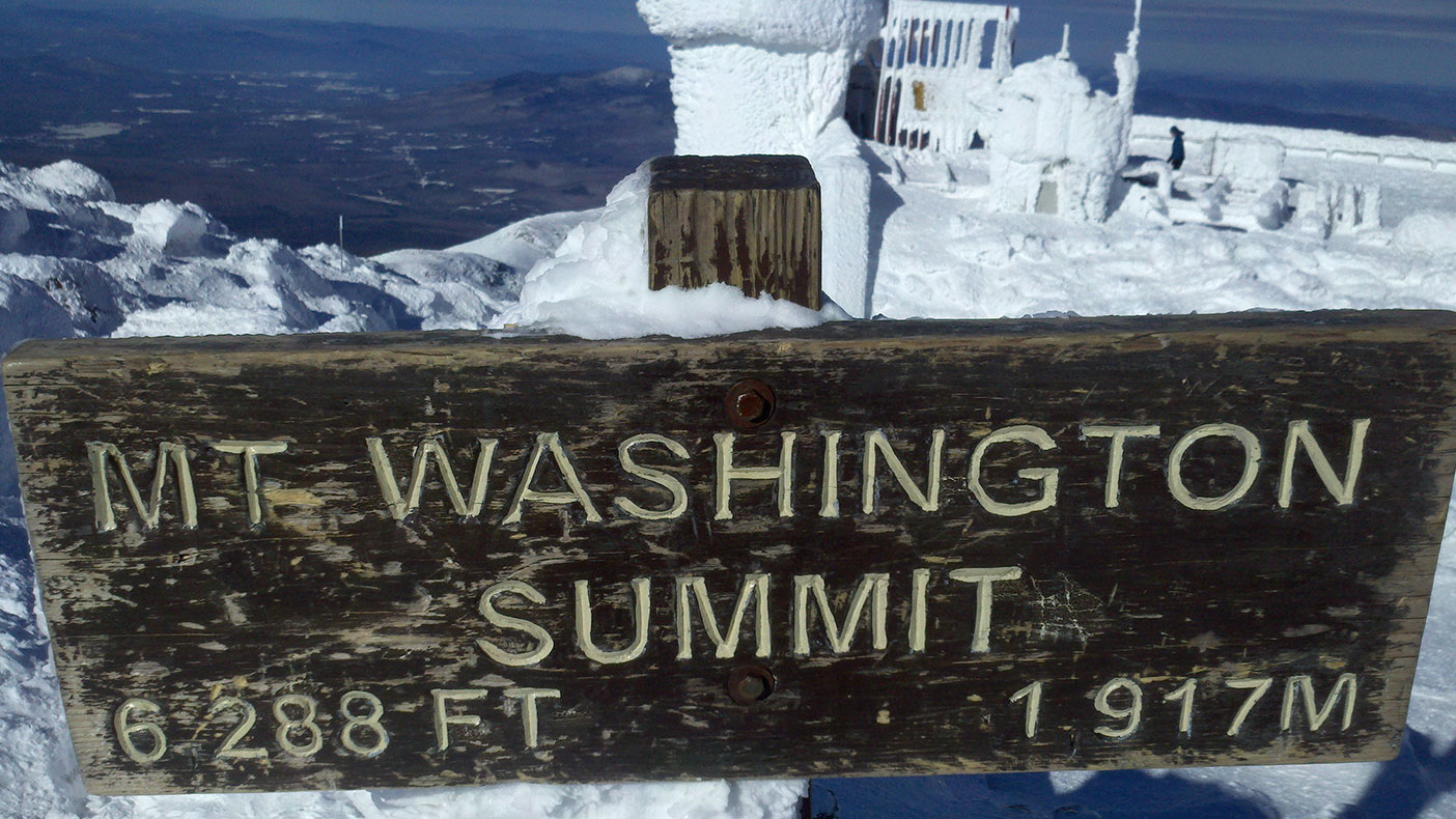 At 6,288 feet high, the mountain’s observatory was routinely covered in a thick layer of snow and ice, which can be seen in the upper right.