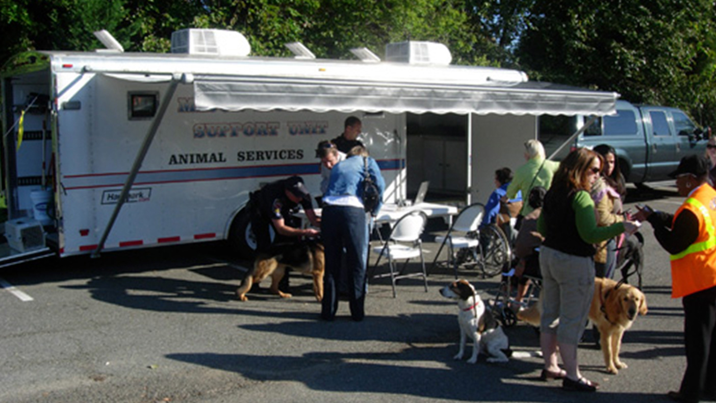 We outlined a public information campaign to better engage the public in preparing for an emergency evacuation. Photo: Fairfax County Animal Control