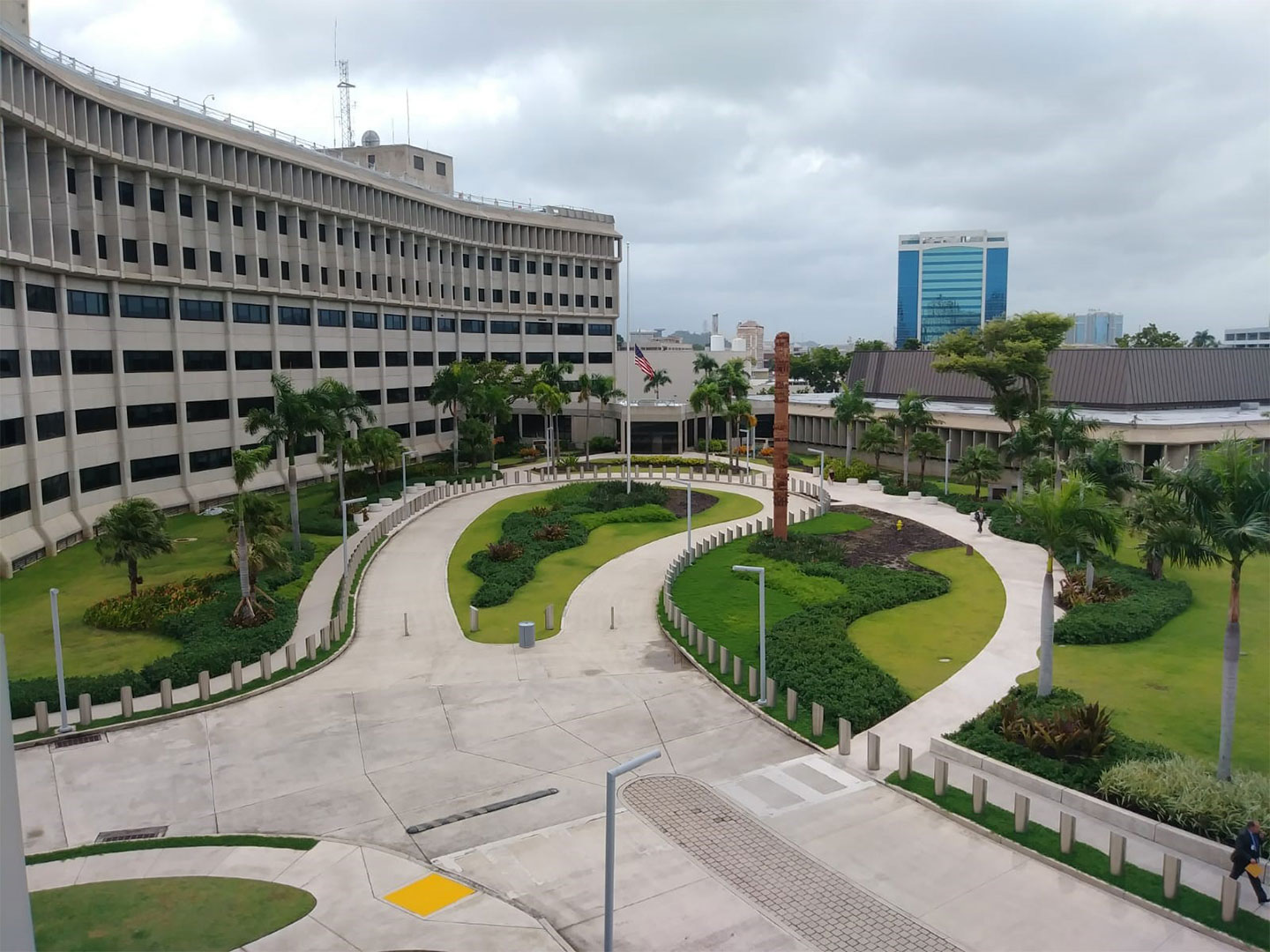 The 320,000-square-foot federal office building and 48,000-square-foot courthouse were both redesigned and upgraded. Photo courtesy of Dewberry.