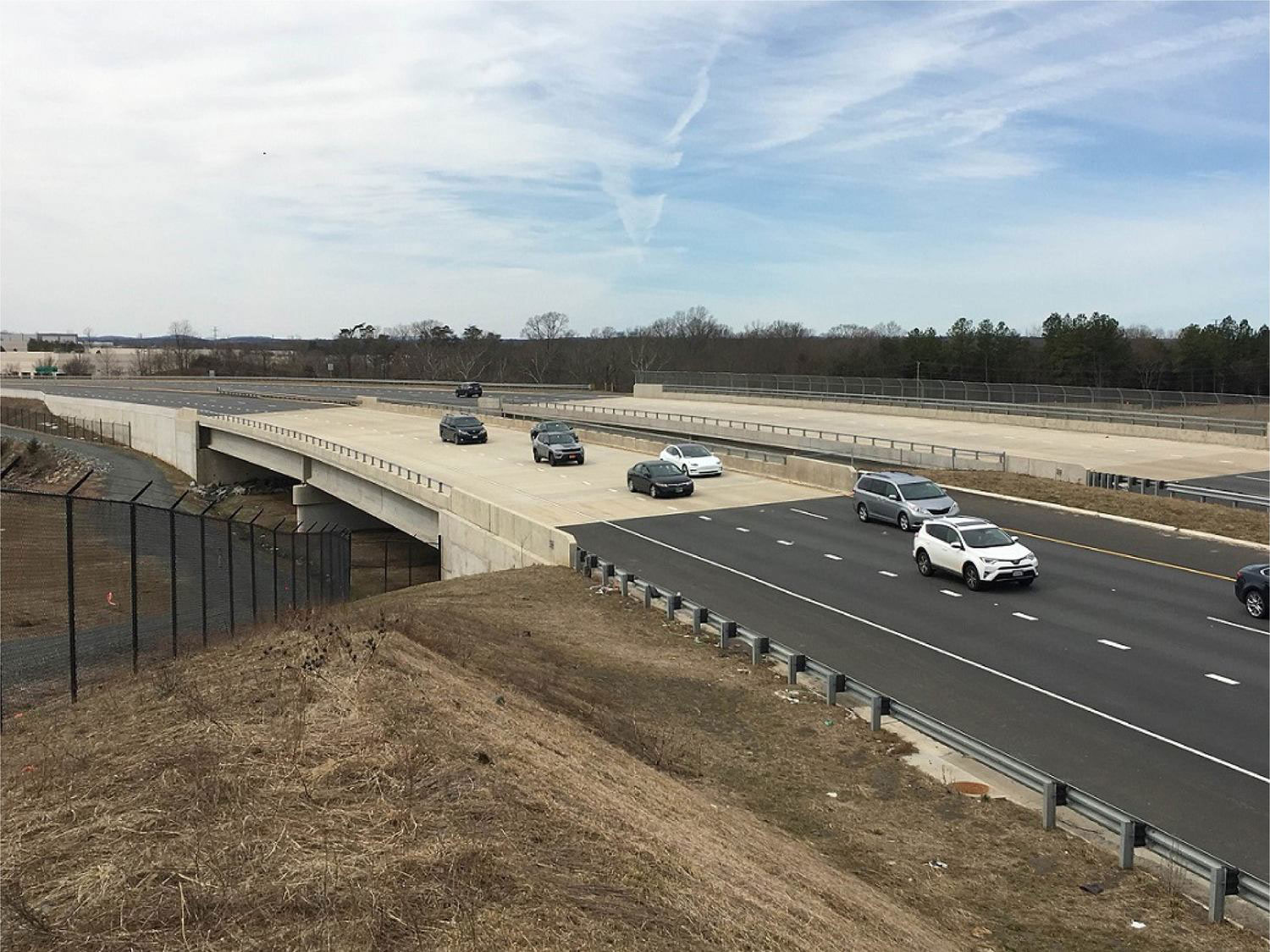 The heavily-used Route 606 Corridor had not seen improvements for more than 50 years before this project was completed. Photo courtesy of Dewberry.