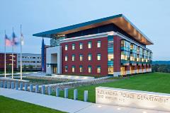 Alexandria Police Headquarters, designed by Dewberry and HDR. Photo by Ron Blunt.