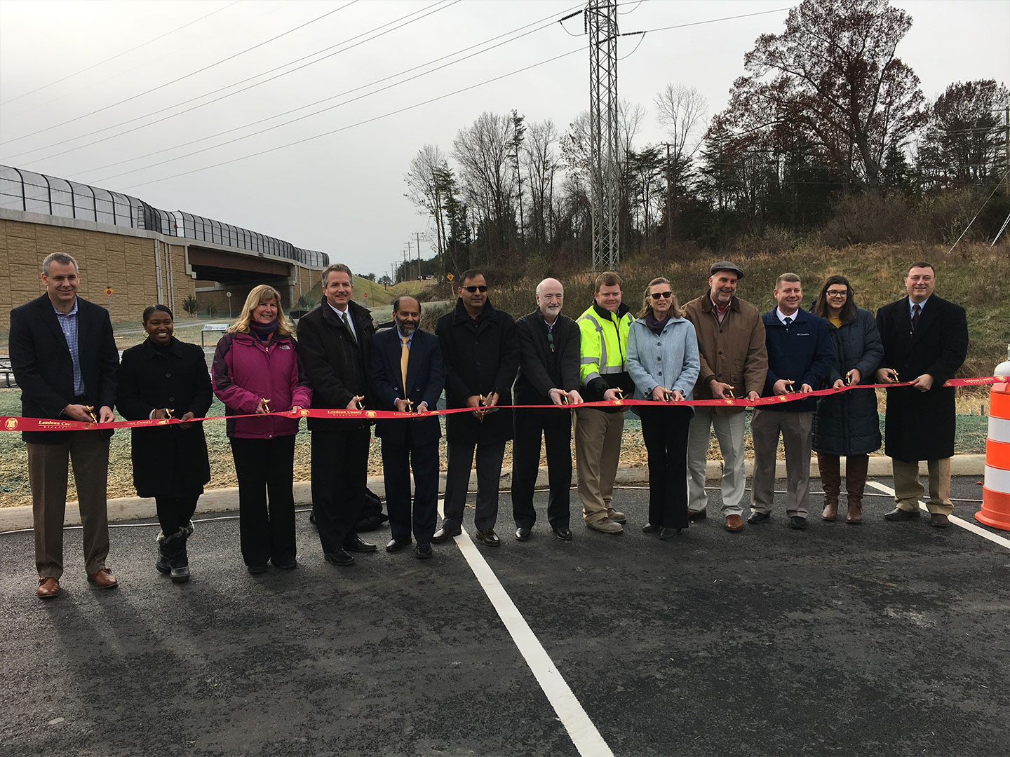 Officials held a ribbon cutting ceremony to celebrate the completion of the project.  Photo courtesy of Dewberry.