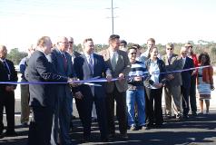 The ribbon cutting ceremony featured Greater Orlando Aviation Authority Chairman of the Board Frank Kruppenbacher, Lake County Commissioner Welton Cadwell, Orange County Commissioner Scott Boyd, and Osceola County Commissioner Fred Hawkins, Jr.
