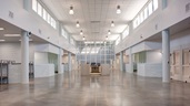 The 43,000-square-foot expansion addresses overcrowding issues and better serves inmates with mental health needs.