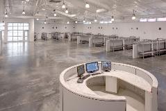The additions were designed to allow clear lines of sight and ample sound absorption.