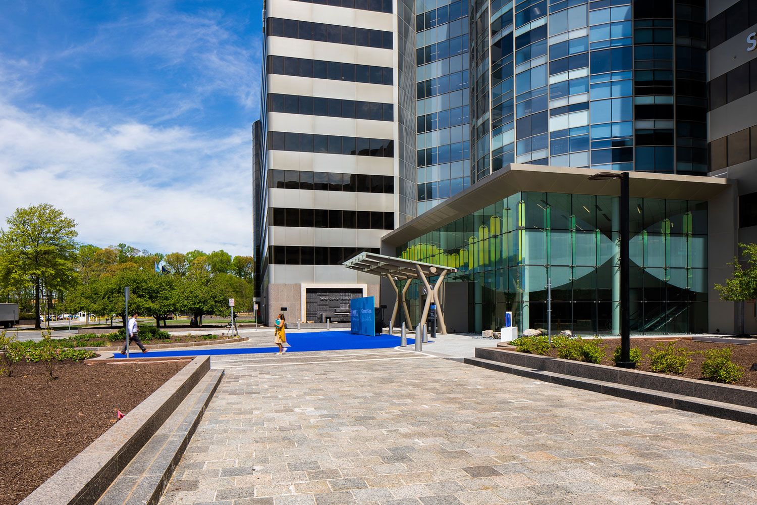 Dewberry provided planning, surveying, land development, landscape architecture, and environmental services on the 117-acre campus. Photo courtesy of Dewberry.